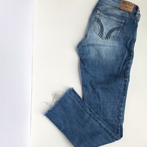 (H). Hollister  blue jeans for women